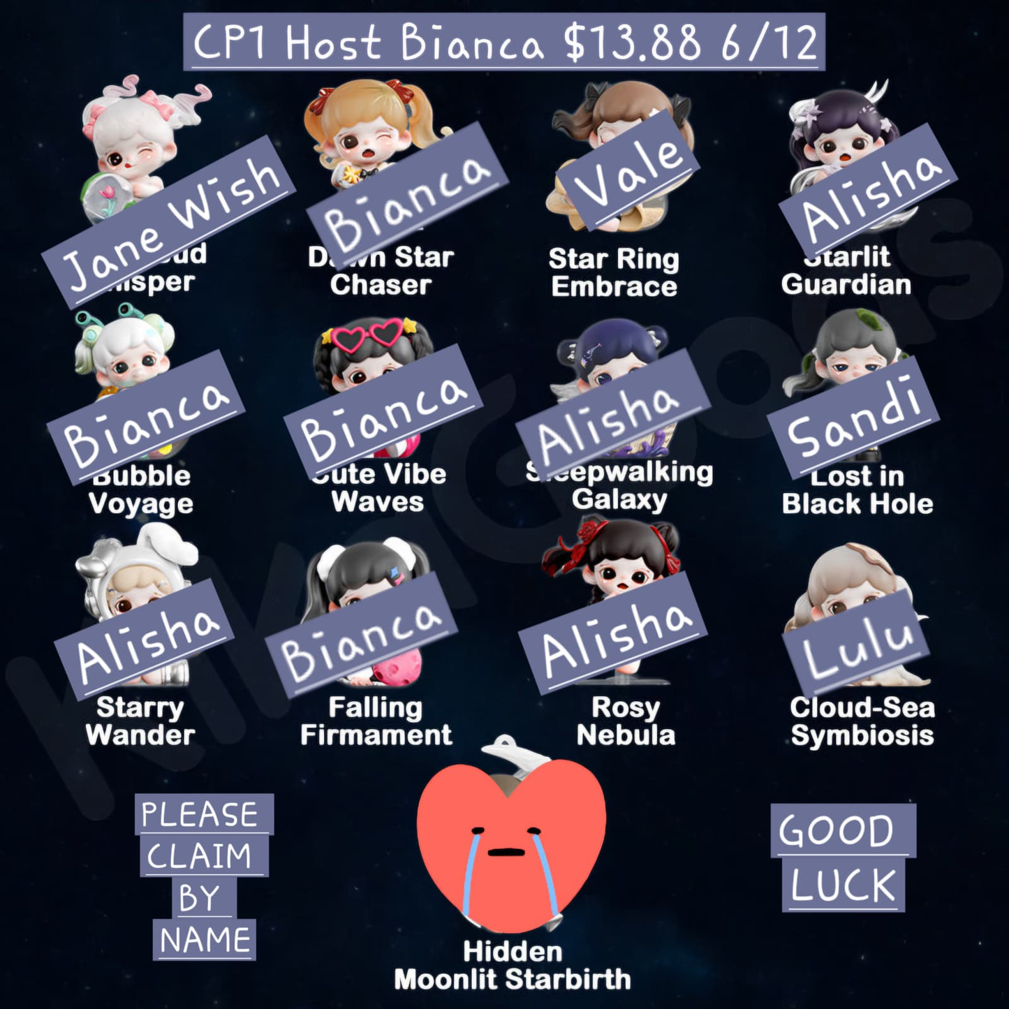zoraa's “Milky Way in My Memories” Series Claim Party