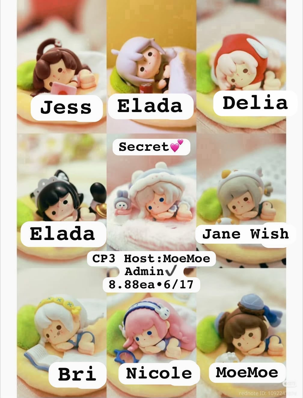 Mini World Girls' Lazy Bed Series Claim Party