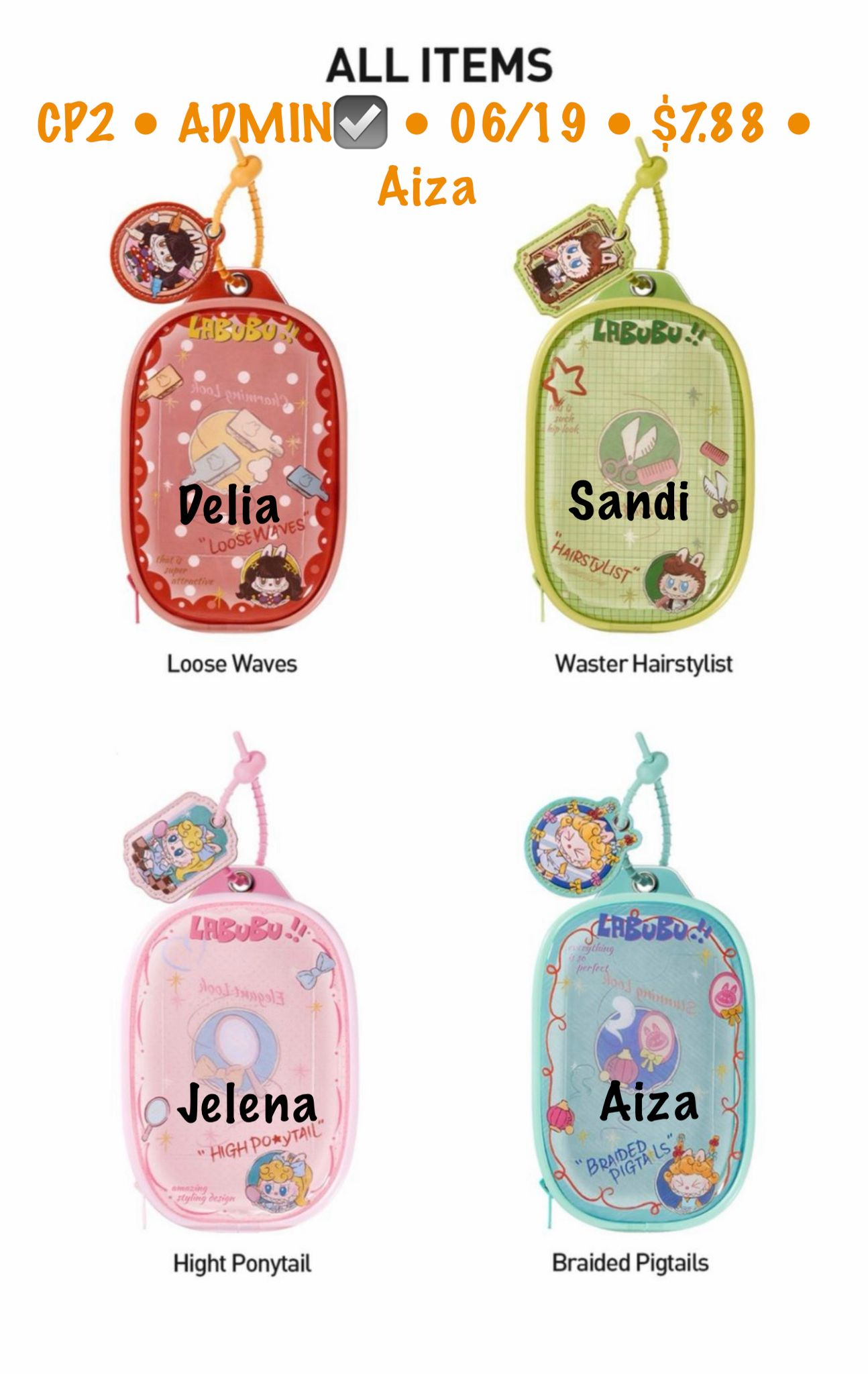 The Monsters Hair Salon Display Bag Series Claim Party