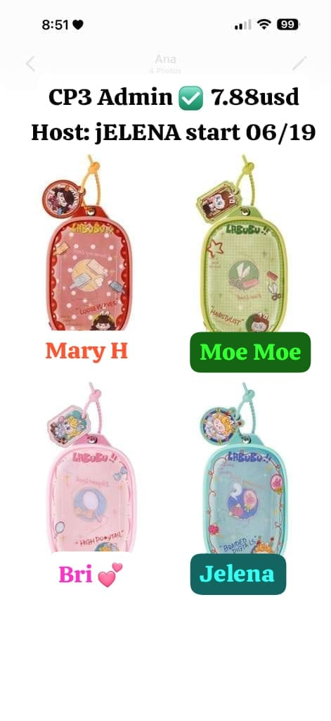 The Monsters Hair Salon Display Bag Series Claim Party