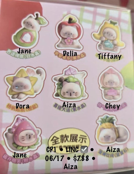 Kitty Fruit lannd Fragrance Crystal Mini Beads Series Claim Party