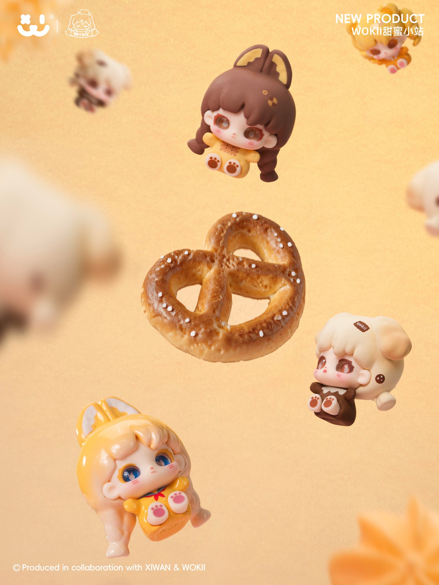 WOKII Sweet Stop Minibean Series toy surprise box Dolls