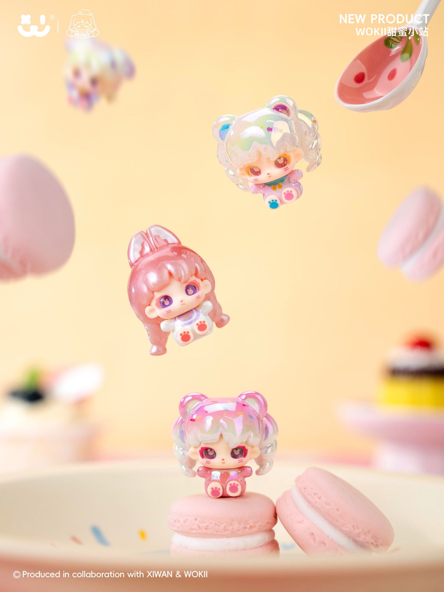 WOKII Sweet Stop Minibean Series toy surprise box Dolls