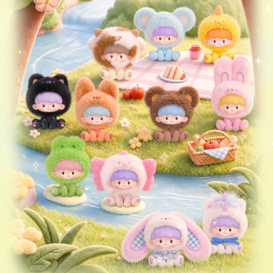 zZoton Fur-lined Series toy surprise box Dolls