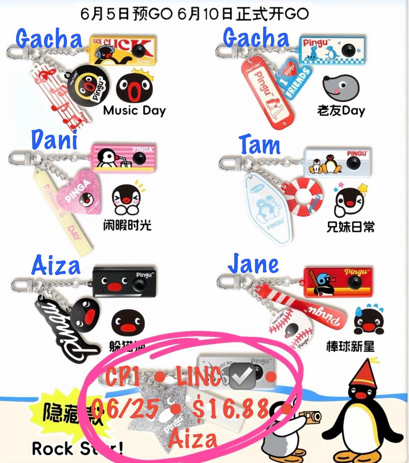 Marktoob Pingu Penguin Keychain Camera Series