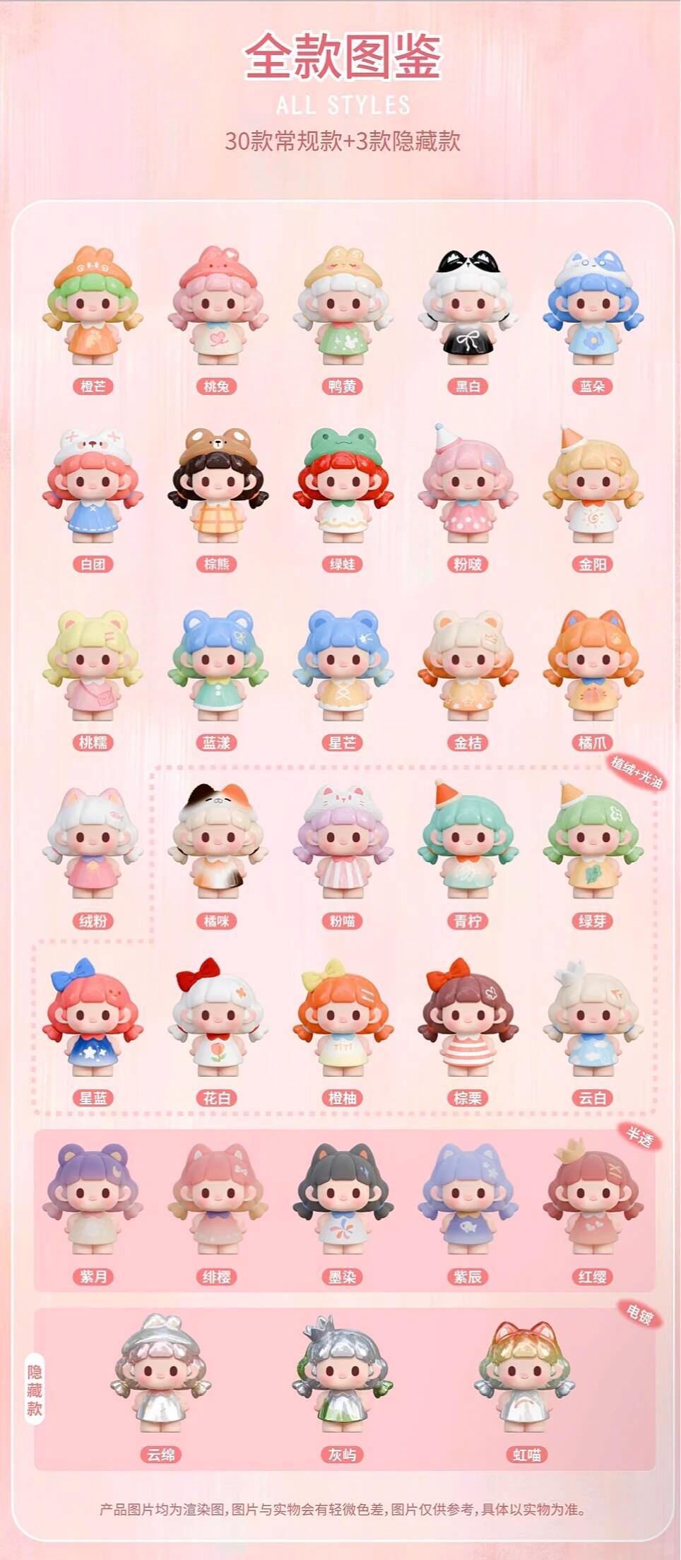 TITI Cloud Kindergarten Minibean Series toy surprise box Dolls