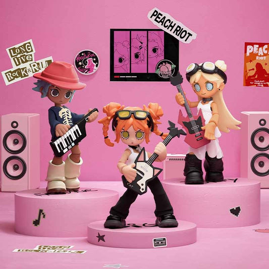 【preorder】POP MART Peach Riot Carry the Music Block Series toy surprise box Dolls