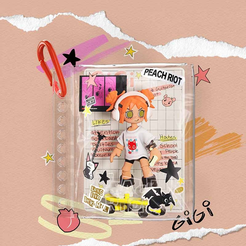 【preorder】POP MART Peach Riot Carry the Music Block Series toy surprise box Dolls