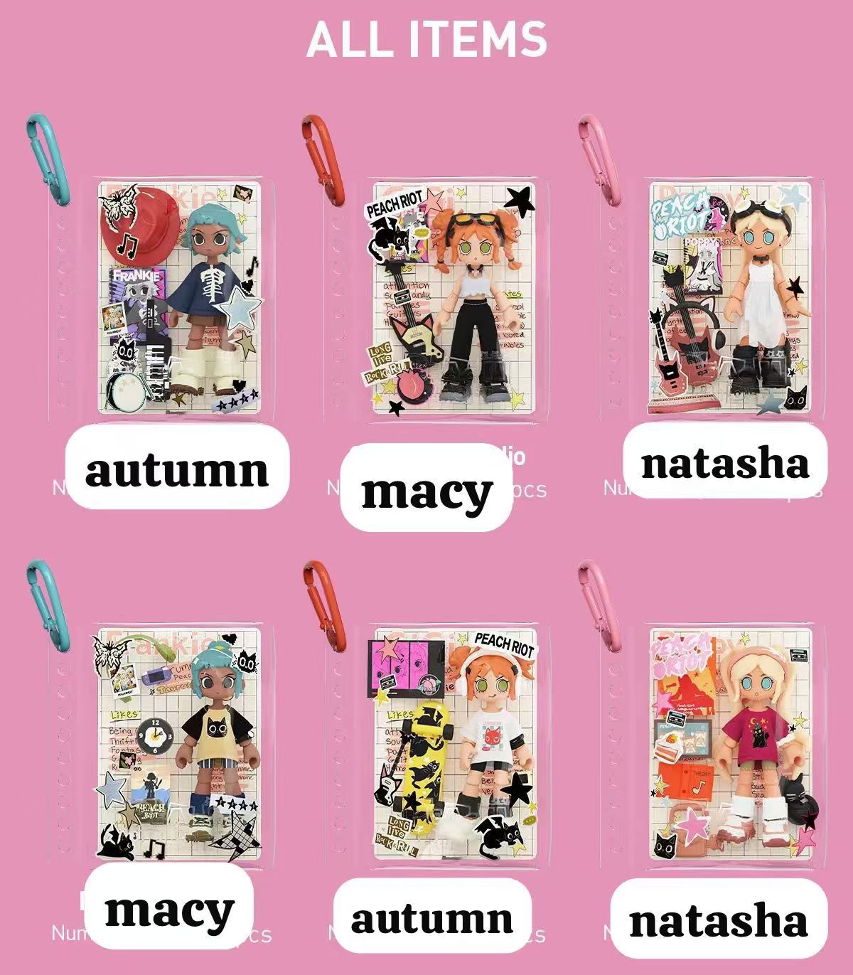 【preorder】POP MART Peach Riot Carry the Music Block Series toy surprise box Dolls