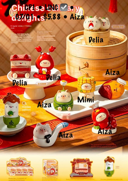 Chinese Food Cat Series Claim Party