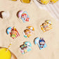 【preorder】POP MART Island Vacation Refrigerator Magnet Series toy surprise box Dolls