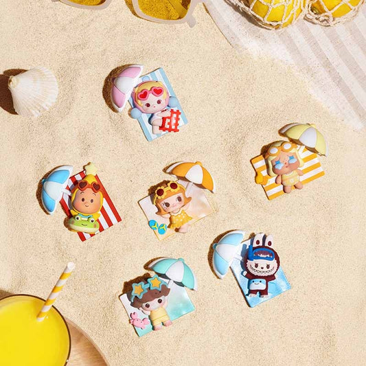 【preorder】POP MART Island Vacation Refrigerator Magnet Series toy surprise box Dolls