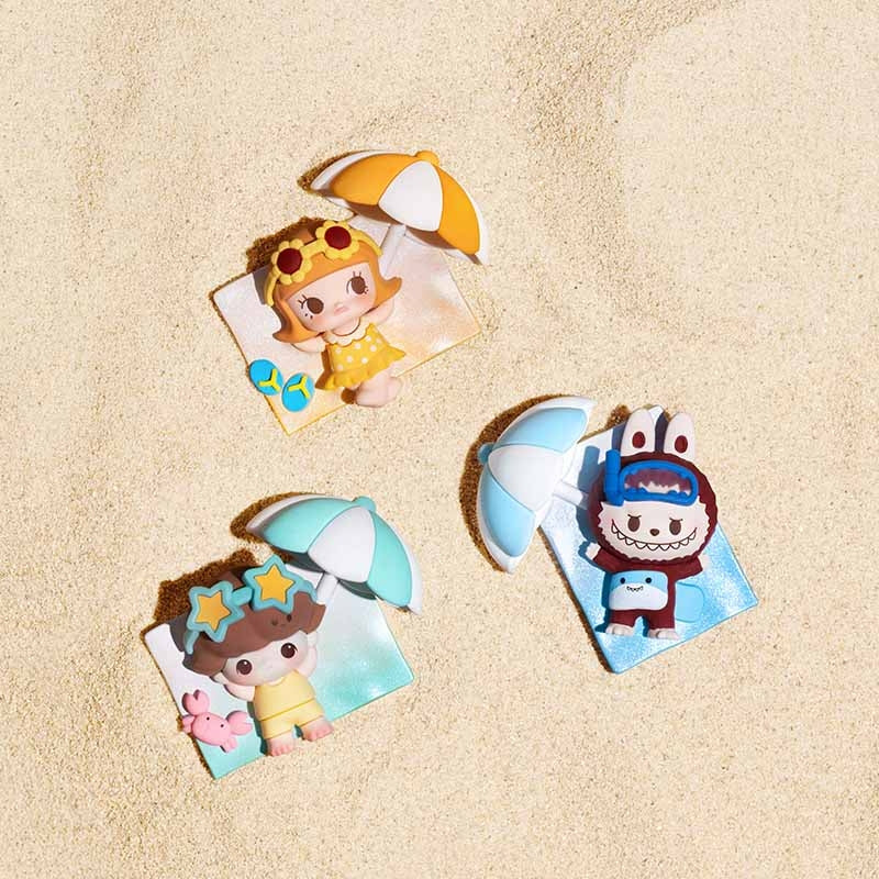 【preorder】POP MART Island Vacation Refrigerator Magnet Series toy surprise box Dolls