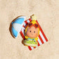 【preorder】POP MART Island Vacation Refrigerator Magnet Series toy surprise box Dolls