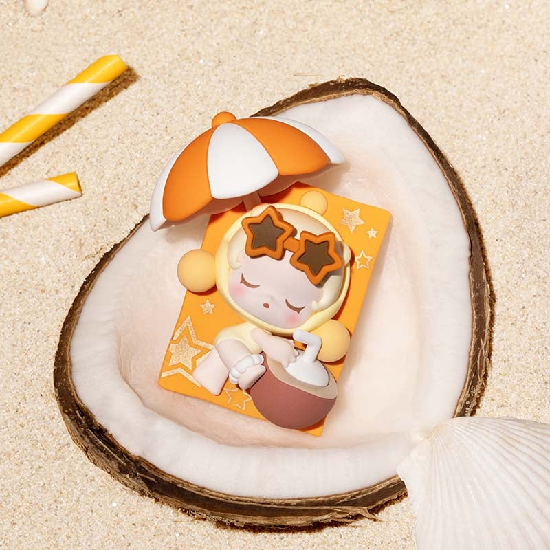 【preorder】POP MART Island Vacation Refrigerator Magnet Series toy surprise box Dolls
