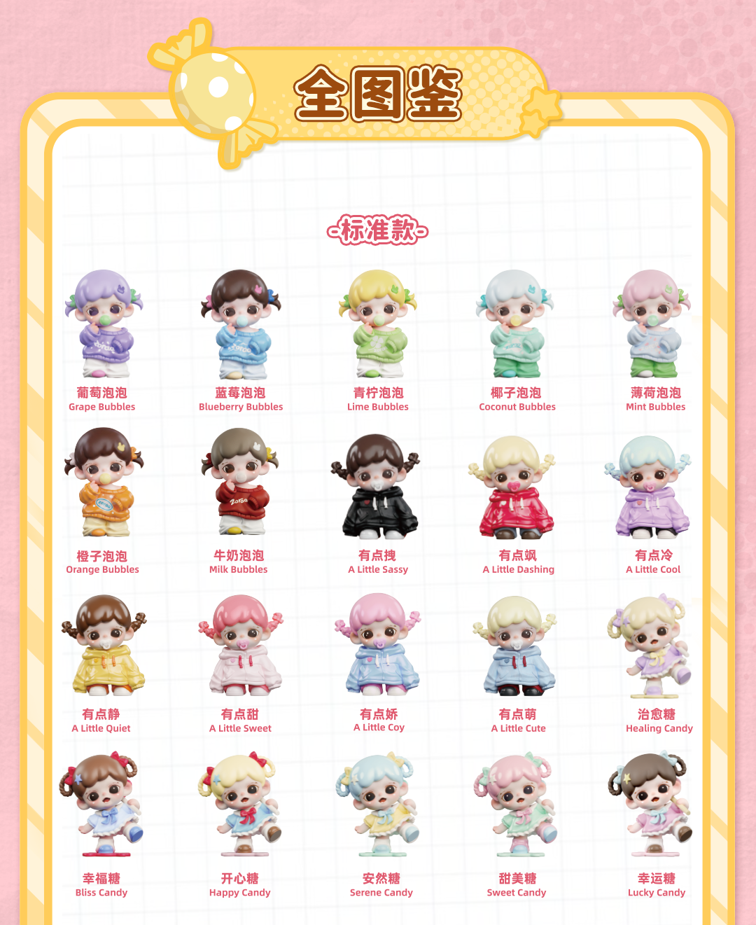 Baby Zoraa Candy Playtime Mini Series toy surprise box Dolls
