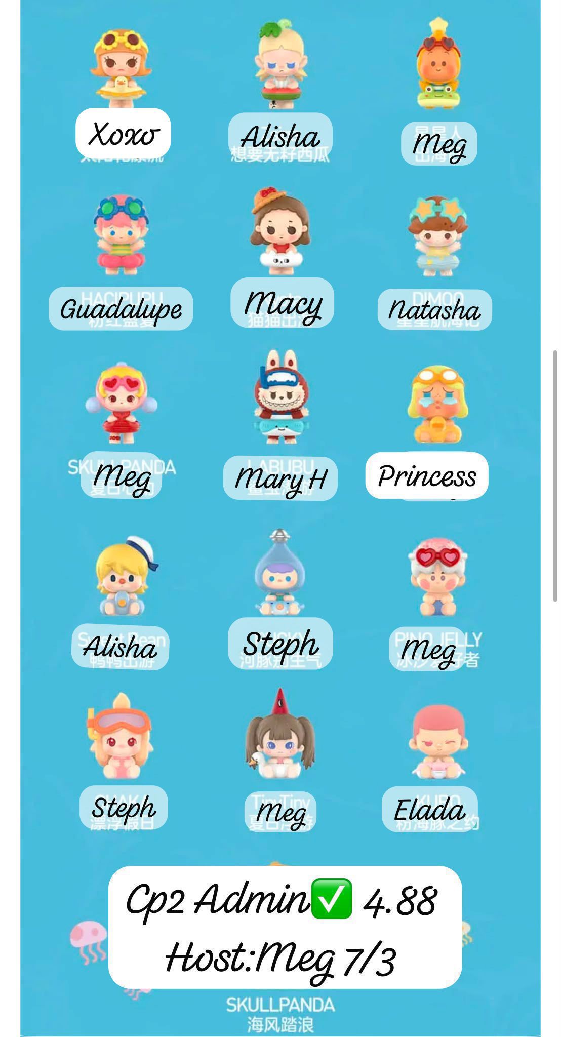 【preorder】POP MART Island Vacation Minibean Series toy surprise box Dolls