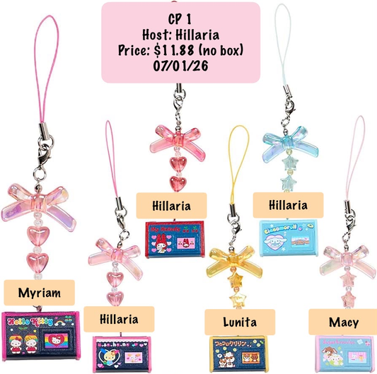 Sanrio Heisei Girls' Phone Charm Series Claim Party