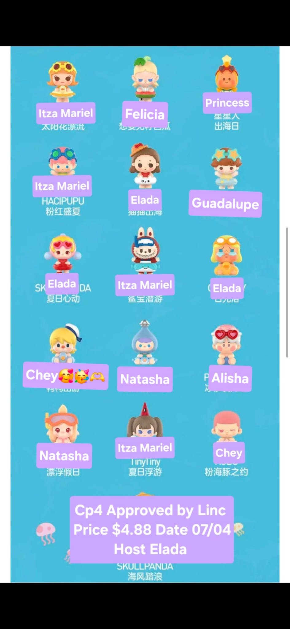 【preorder】POP MART Island Vacation Minibean Series toy surprise box Dolls