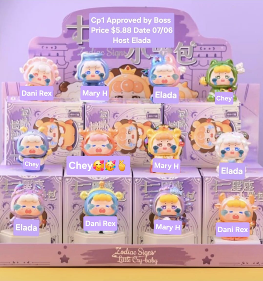 The “Crybabies of the Zodiac” Series Claim Party