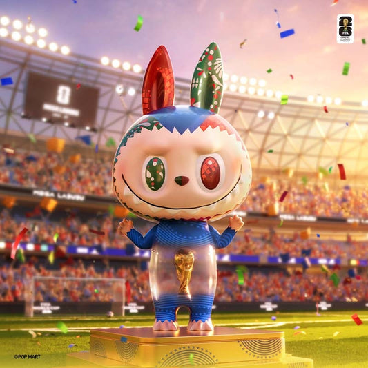 【preorder】POP MART Mega Labubu 400% World Cup Series Figurine Dolls