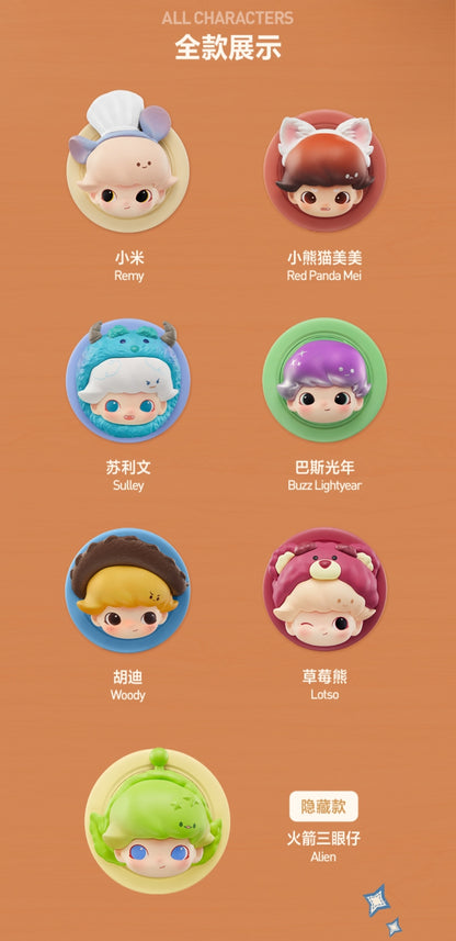 【preorder】POP MART Dimoo World x Pixar Magnetic Phone Holder Series toy surprise box Dolls