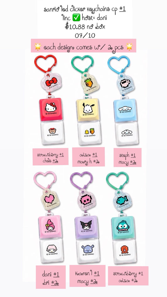Sanrio Keycap Series Claim Party