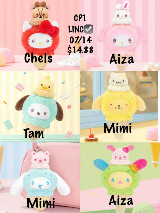 Sanrio Little Ice Cream Cone Series Claim party