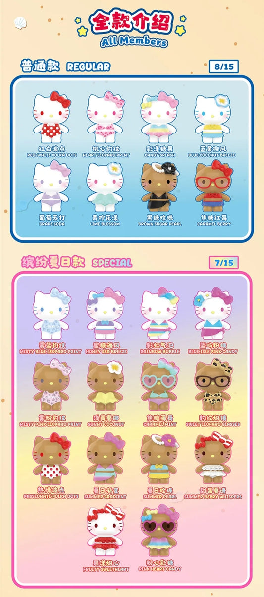Hello Kitty Swimsuit Party Mini Series toy surprise box Dolls