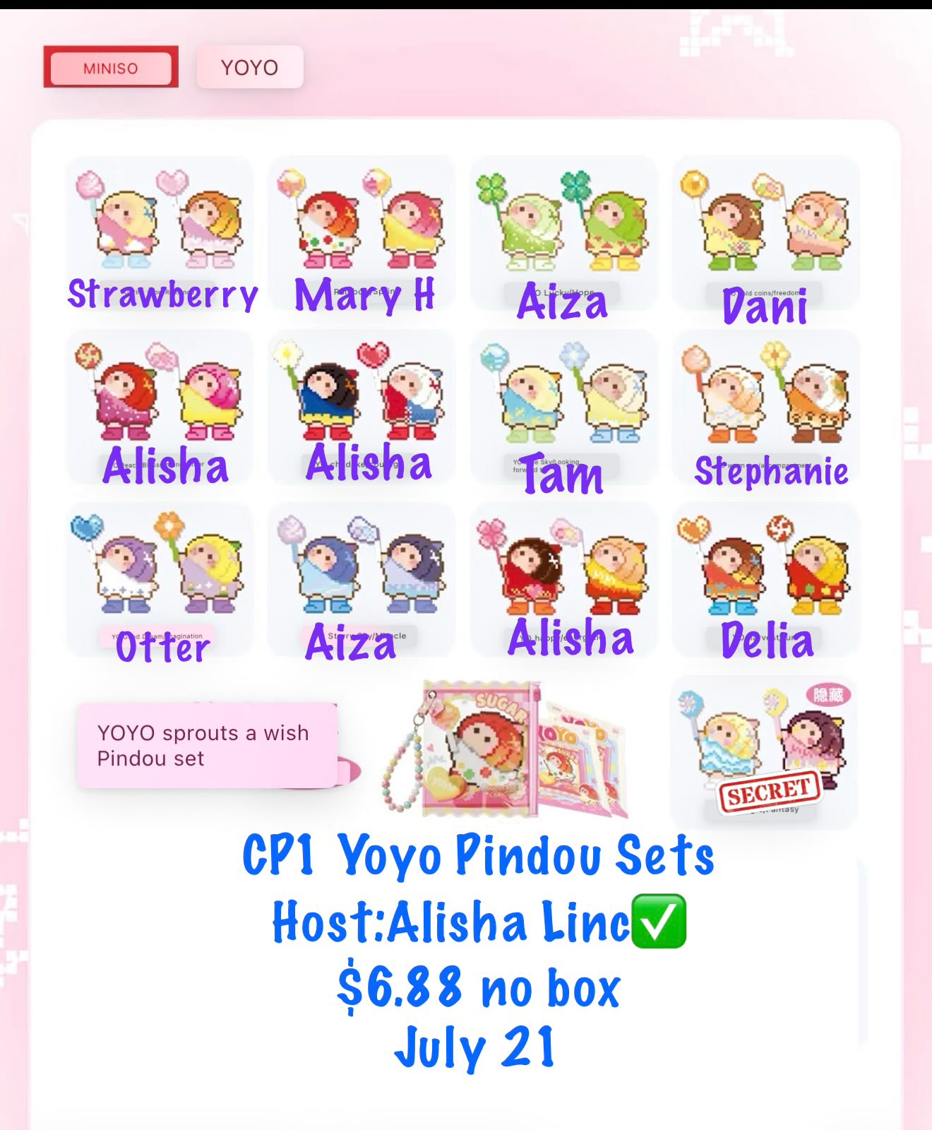 Yoyo's Heartwarming Wishes Bead Art Series Claim Party