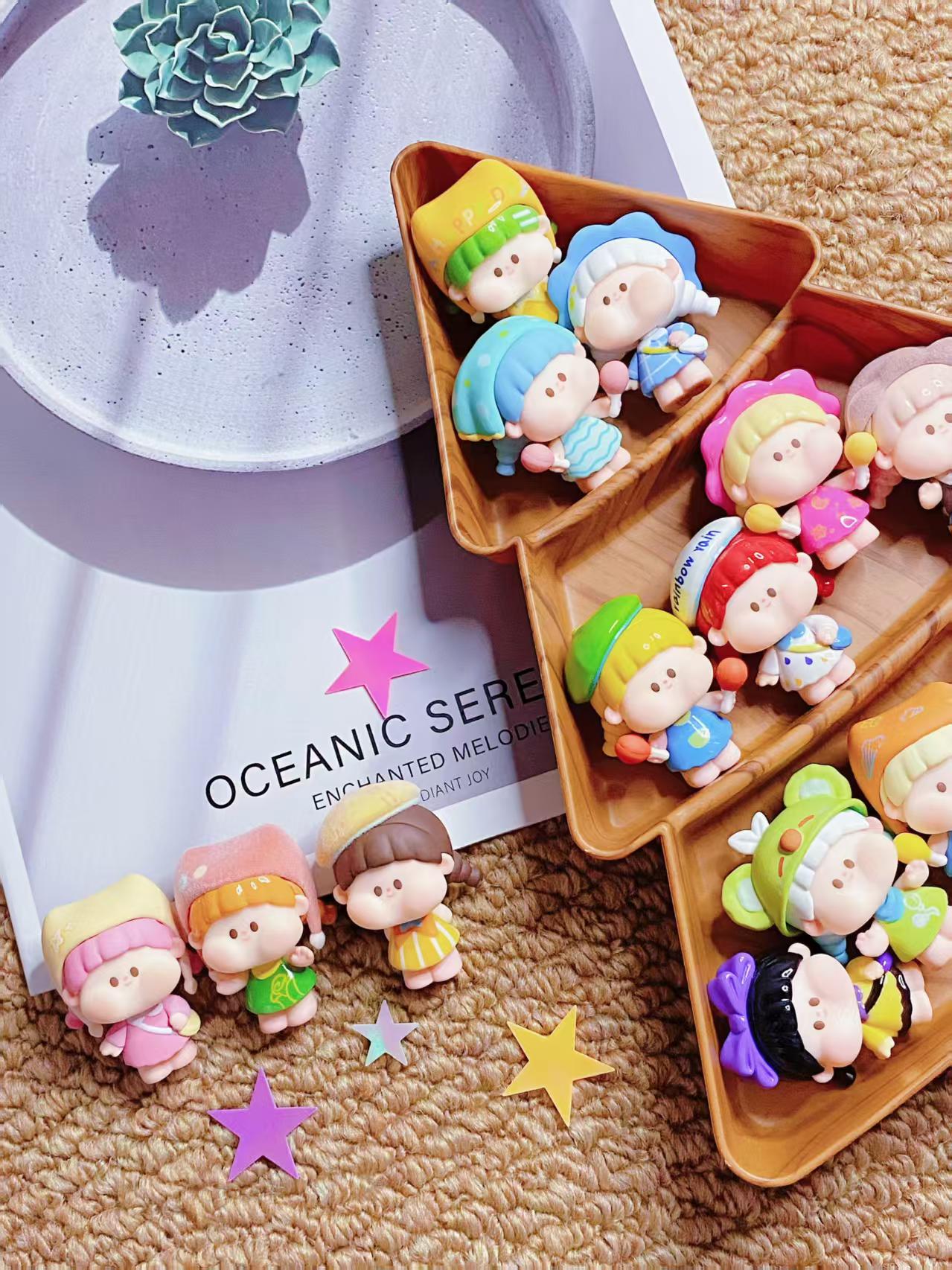 MIMI BoBo Let's Go Out Today Minibean Series toy surprise box Dolls