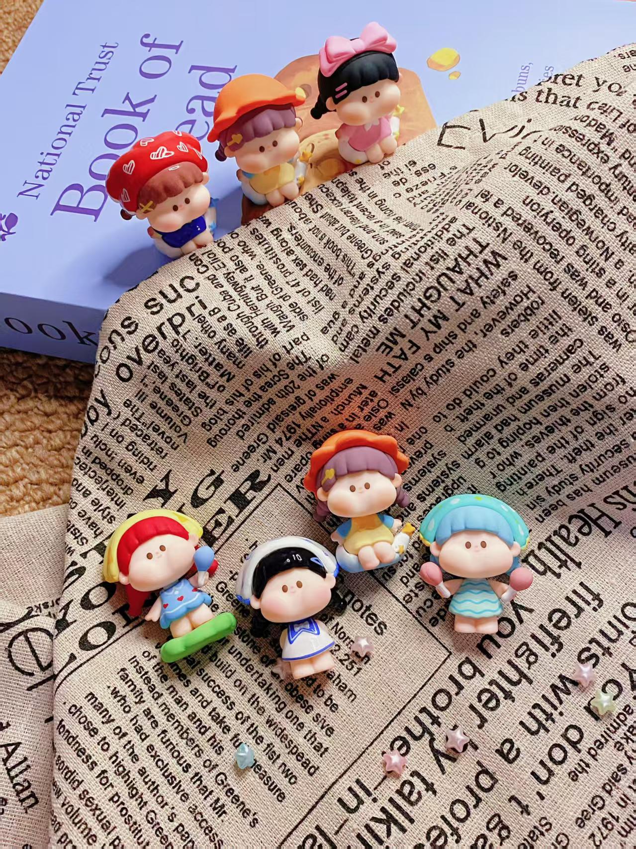 MIMI BoBo Let's Go Out Today Minibean Series toy surprise box Dolls