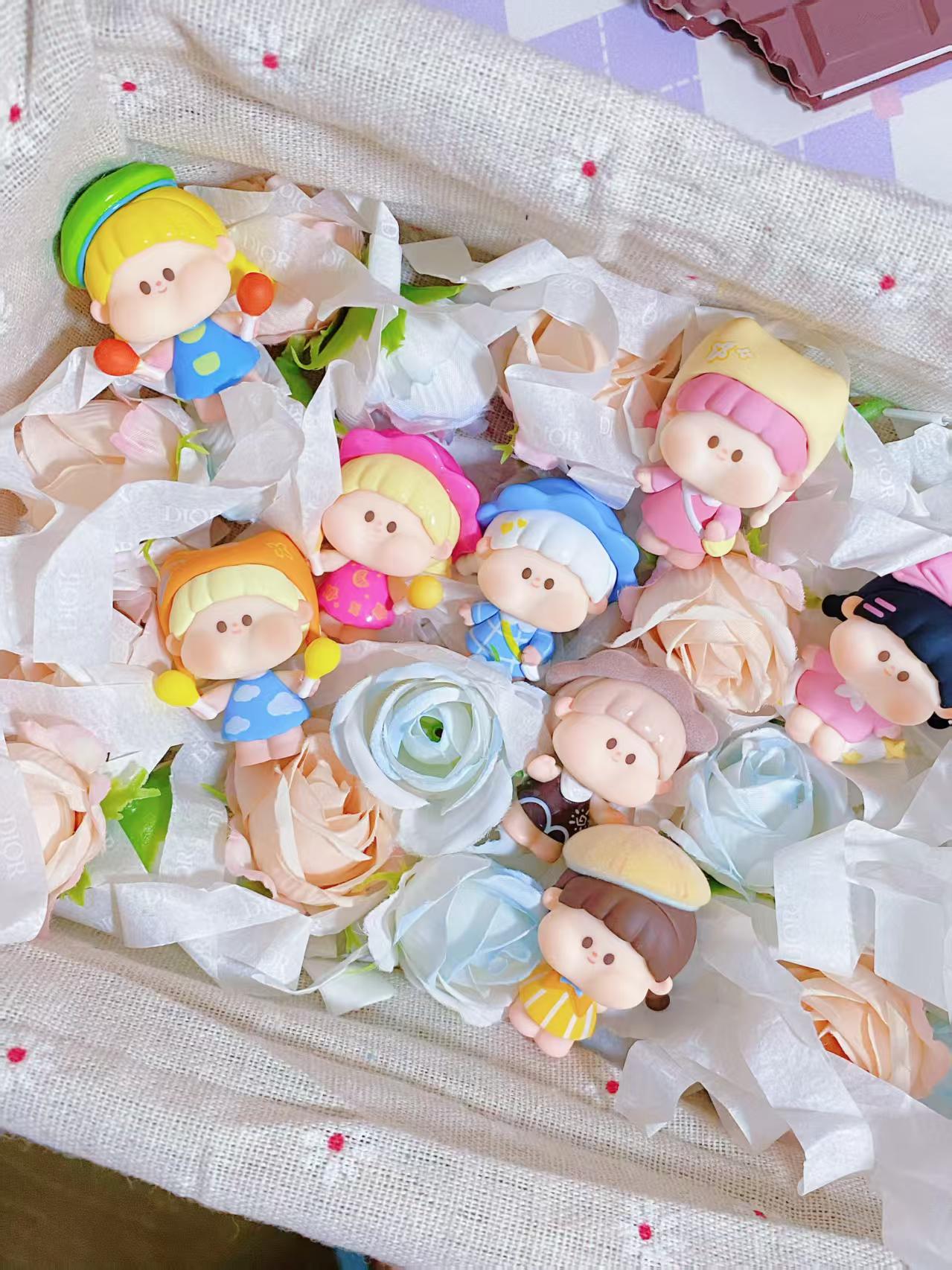 MIMI BoBo Let's Go Out Today Minibean Series toy surprise box Dolls
