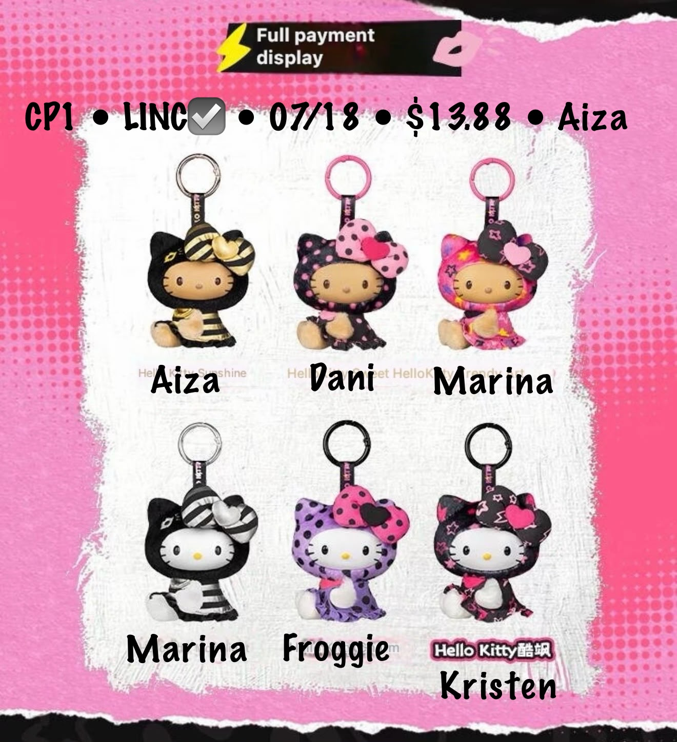 Hello Kitty Street Style Vinyl Plush Series Claim Party
