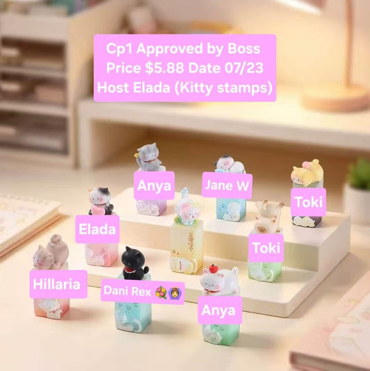 Carefree Kitten Stamp Series Claim Party