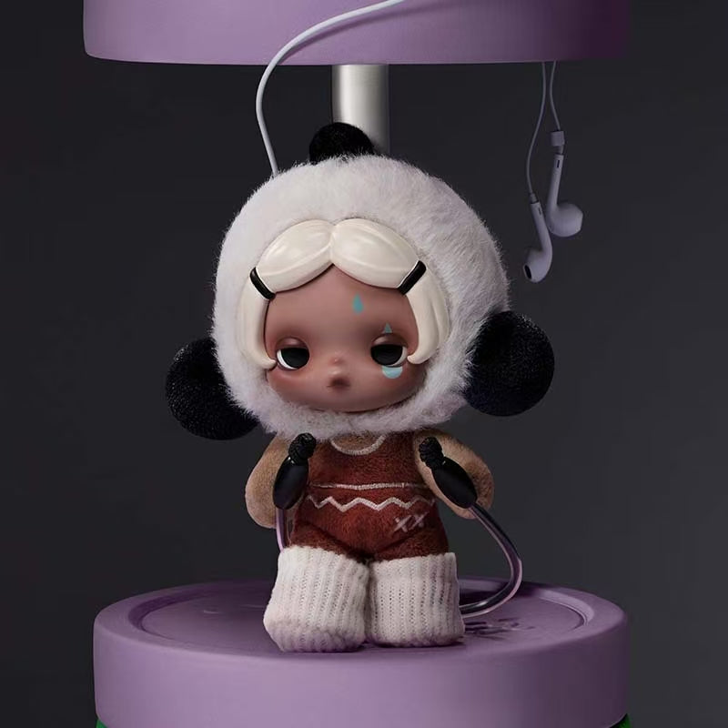 【preorder】POP MART θ Skullpanda Off Mode Plush Series toy surprise box Dolls