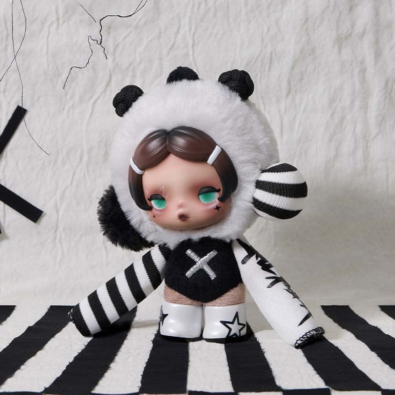 【preorder】POP MART θ Skullpanda Off Mode Plush Series toy surprise box Dolls