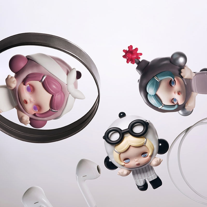 【preorder】POP MART θ Skullpanda Off Mode Mini Series toy surprise box Dolls