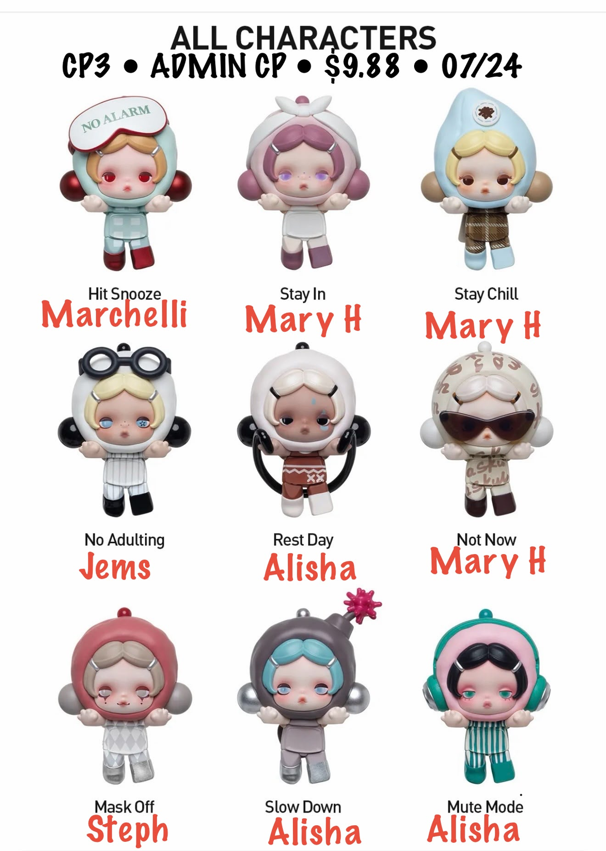 【preorder】POP MART θ Skullpanda Off Mode Mini Series toy surprise box Dolls