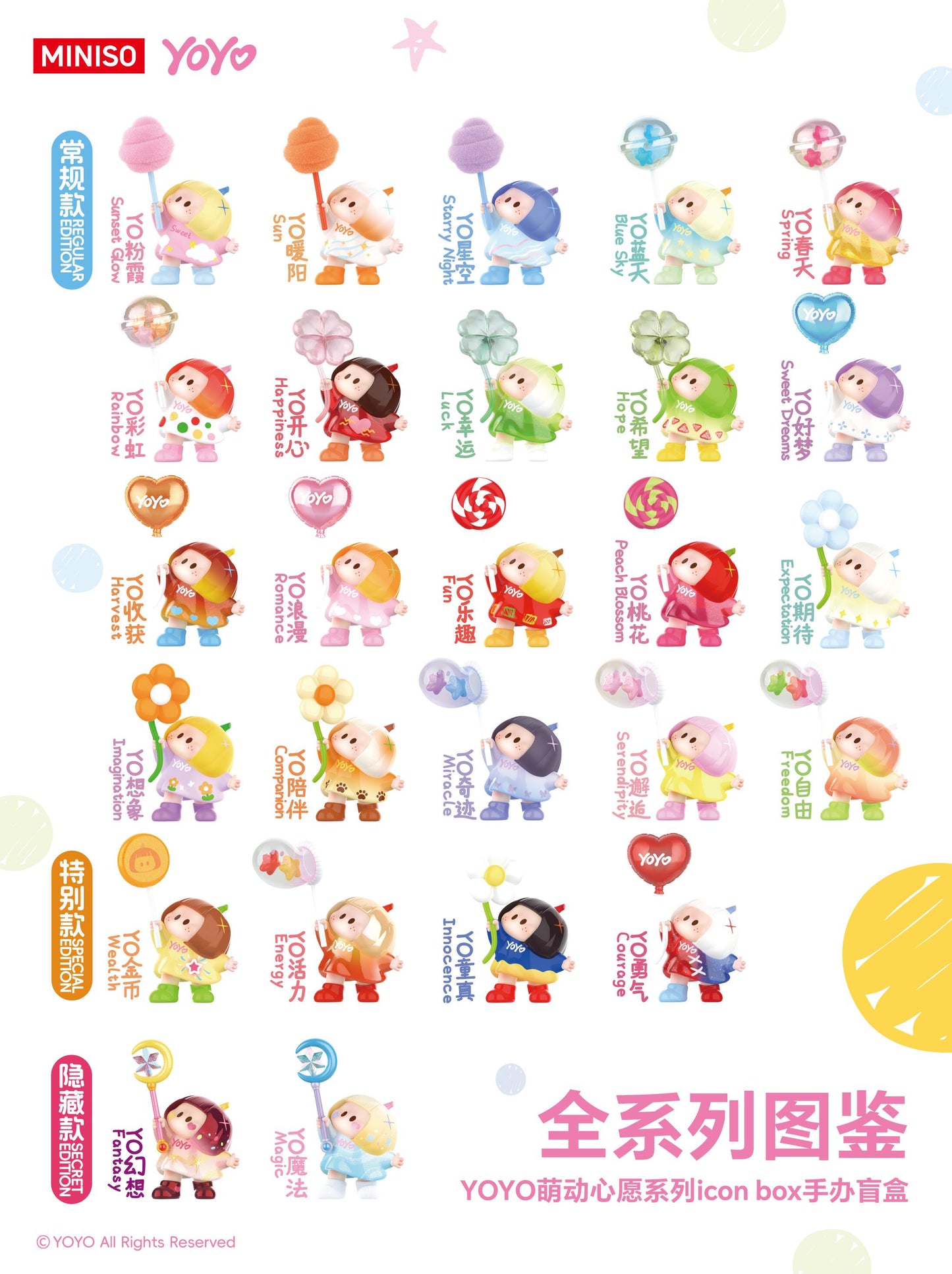 【Released on July 29】YOYO Dreamy Wish Mini Series toy surprise box Dolls
