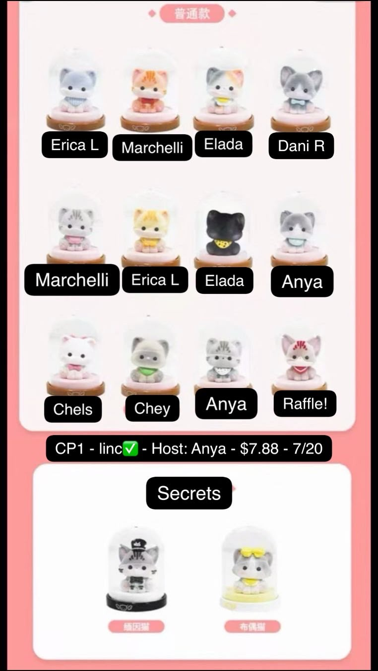 Kitty Raffle -“I'm a Good Boy” Series claim party