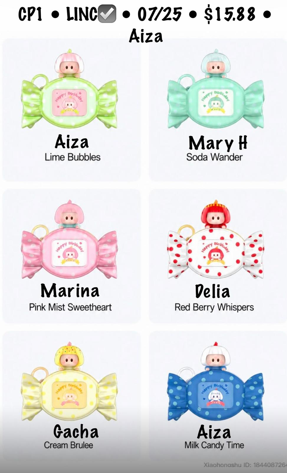 YOYO Candy Bag Keychain Series Claim Party