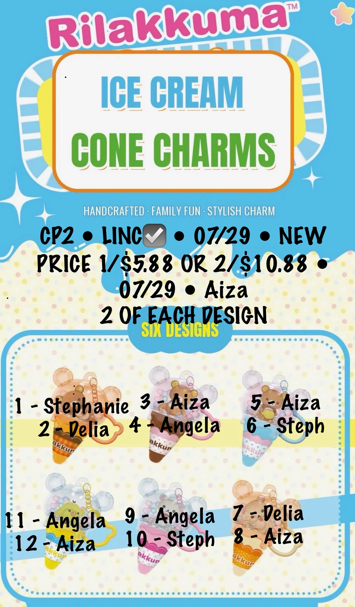 Rilakkuma Ice Cream Series Claim Party