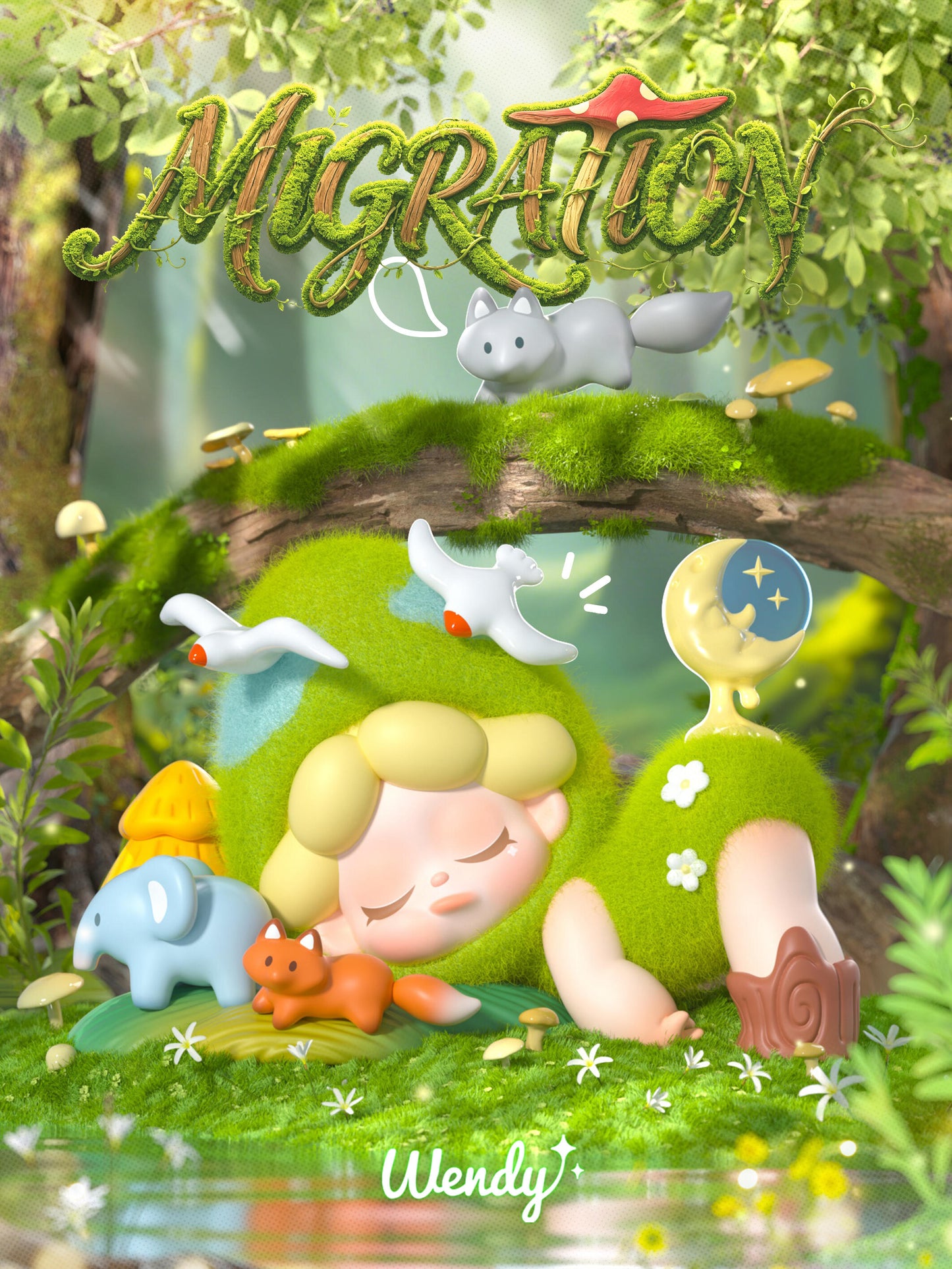 【Released on August 1st】Wendy Sunset and Moonrise Series toy surprise box Dolls