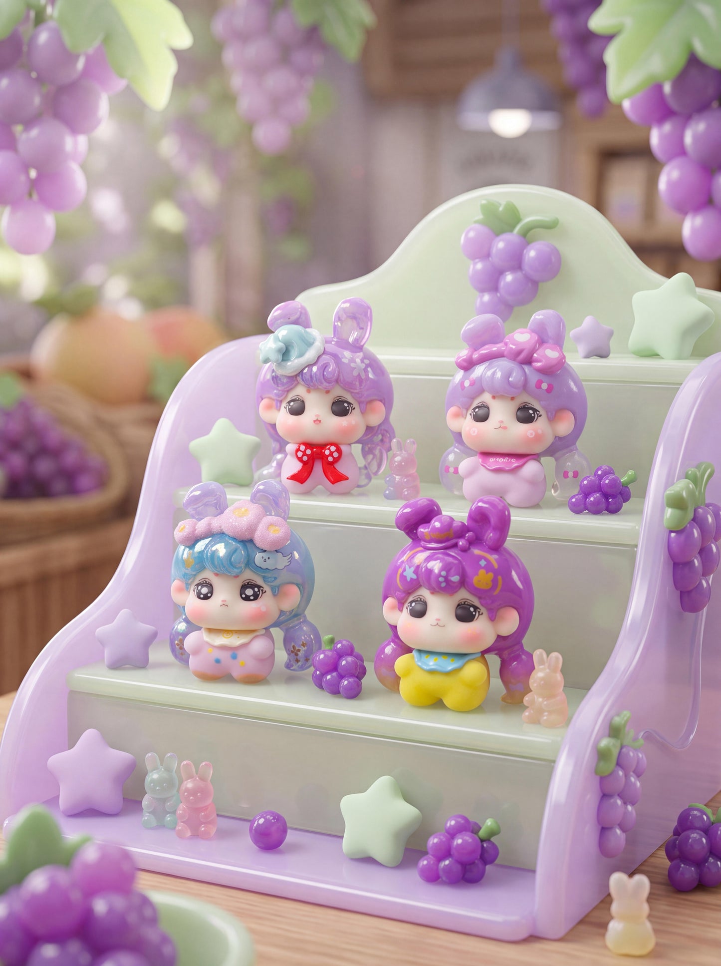 【Released on August 5th】Tookie Rabbit Gummy Minibean Series toy surprise box Dolls