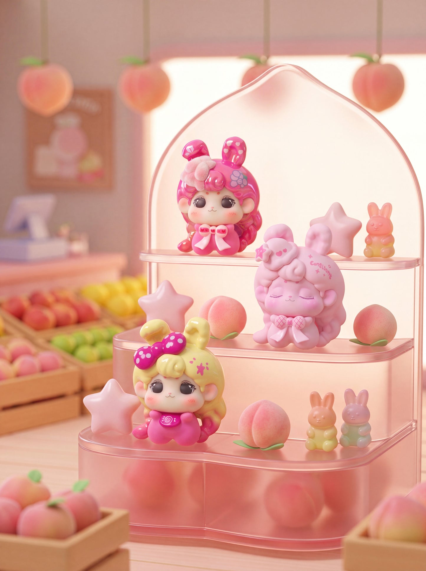 【Released on August 5th】Tookie Rabbit Gummy Minibean Series toy surprise box Dolls