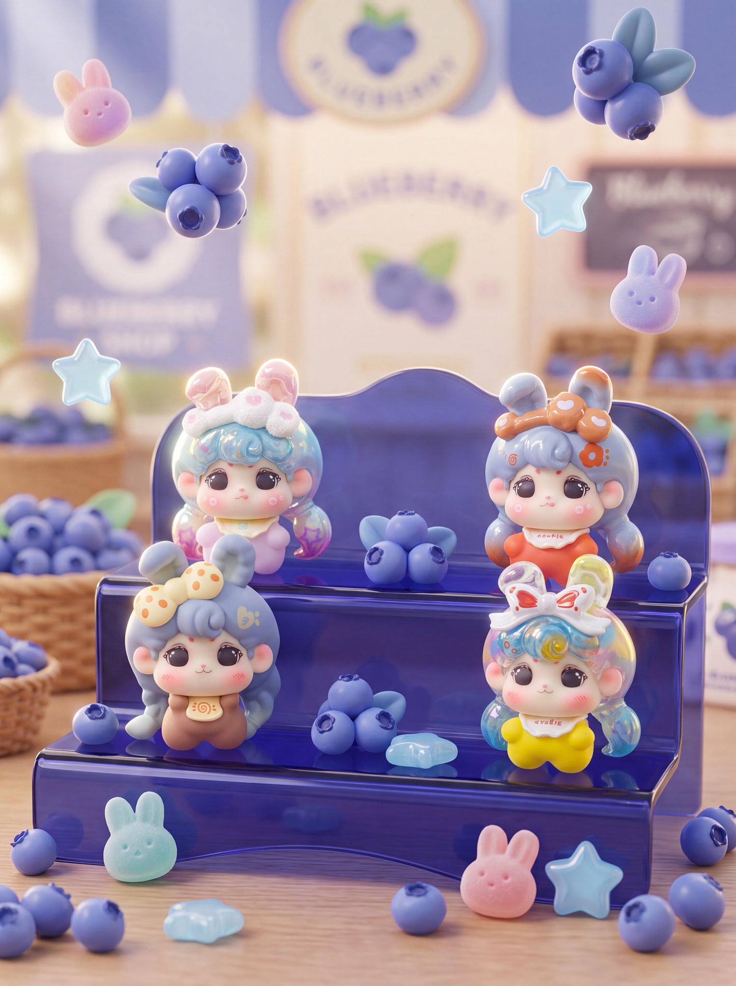 【Released on August 5th】Tookie Rabbit Gummy Minibean Series toy surprise box Dolls