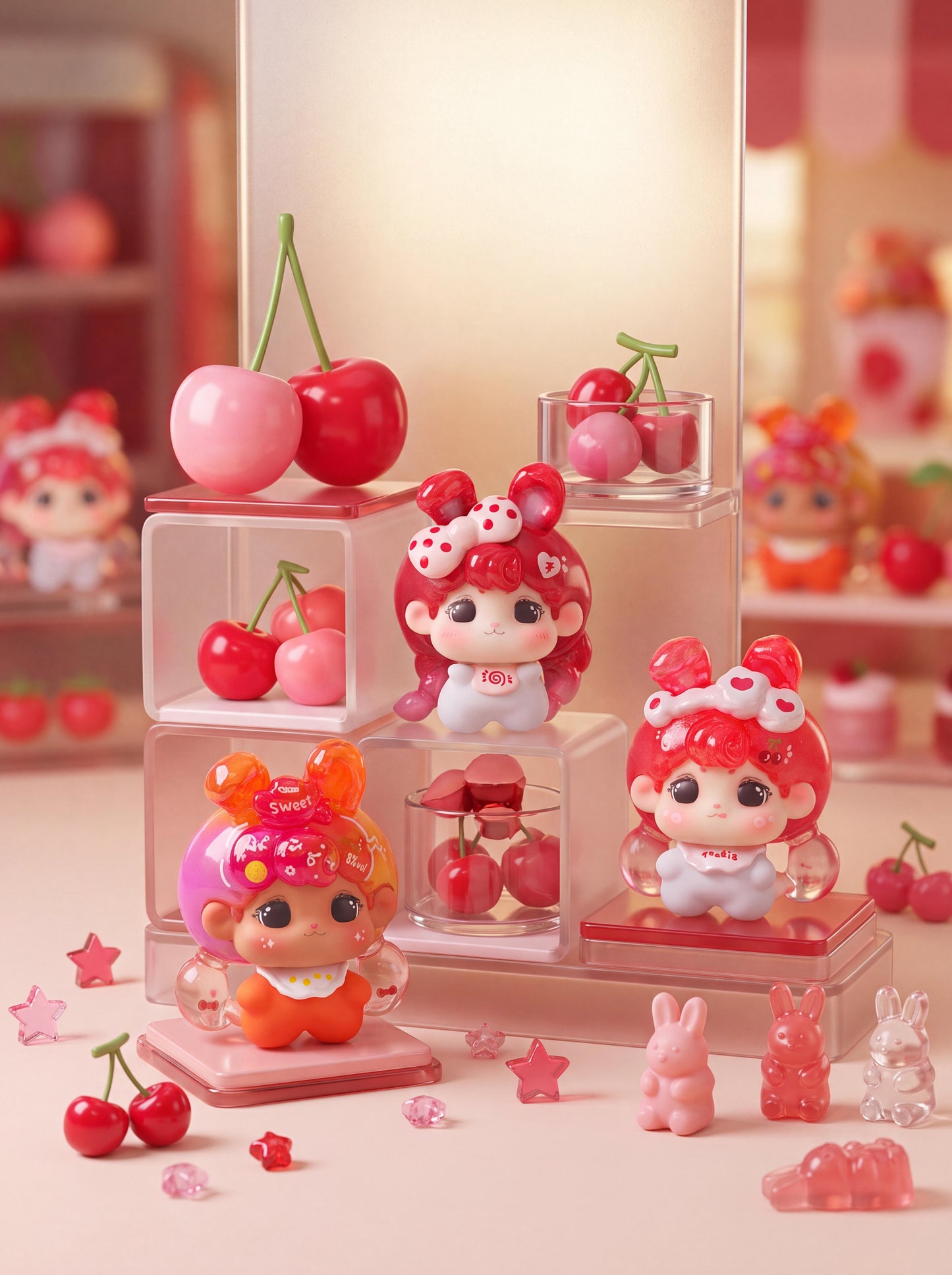 【Released on August 5th】Tookie Rabbit Gummy Minibean Series toy surprise box Dolls