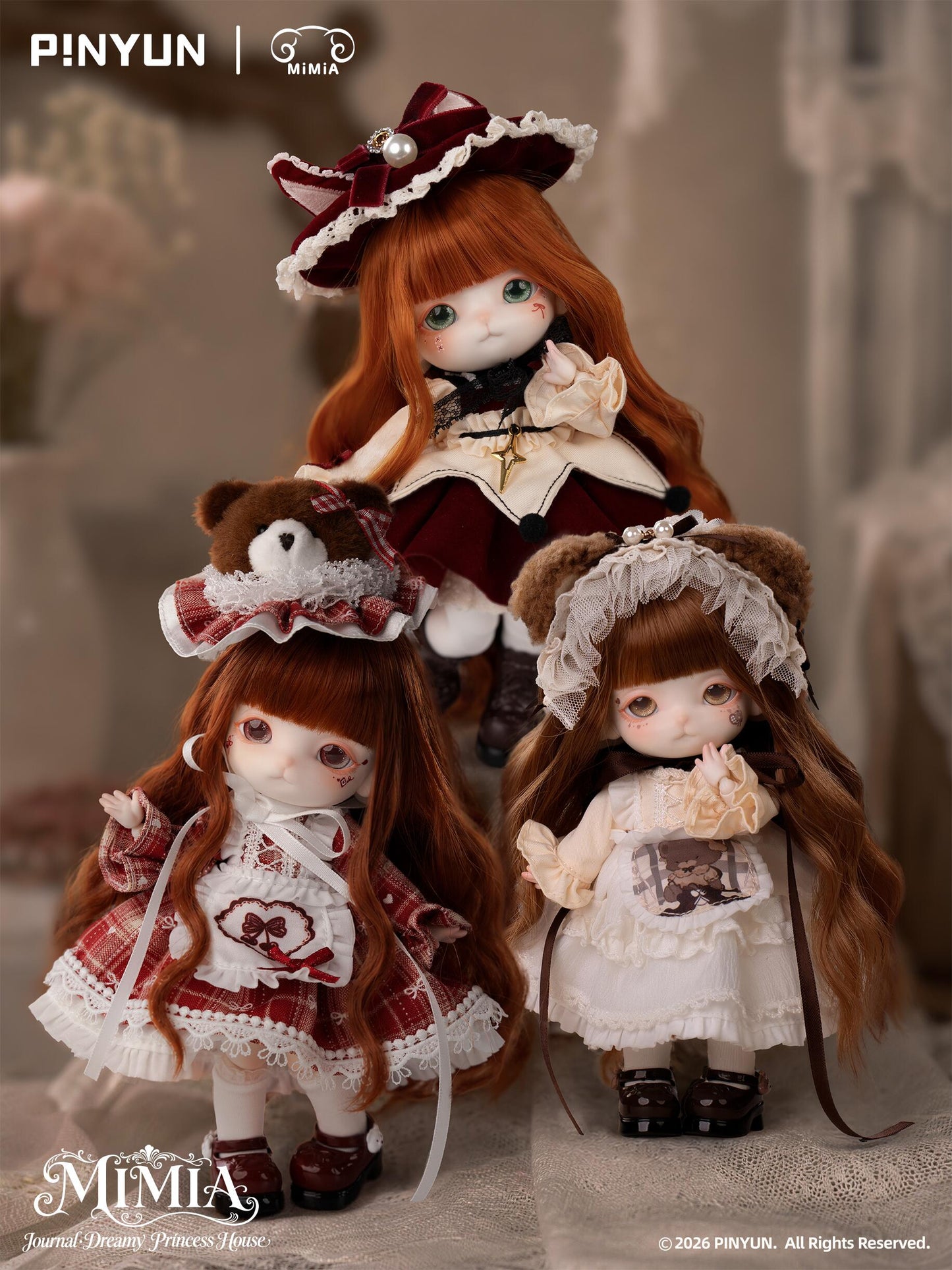 【preorder】Mimia Dream Princess House MJD Series toy surprise box Dolls