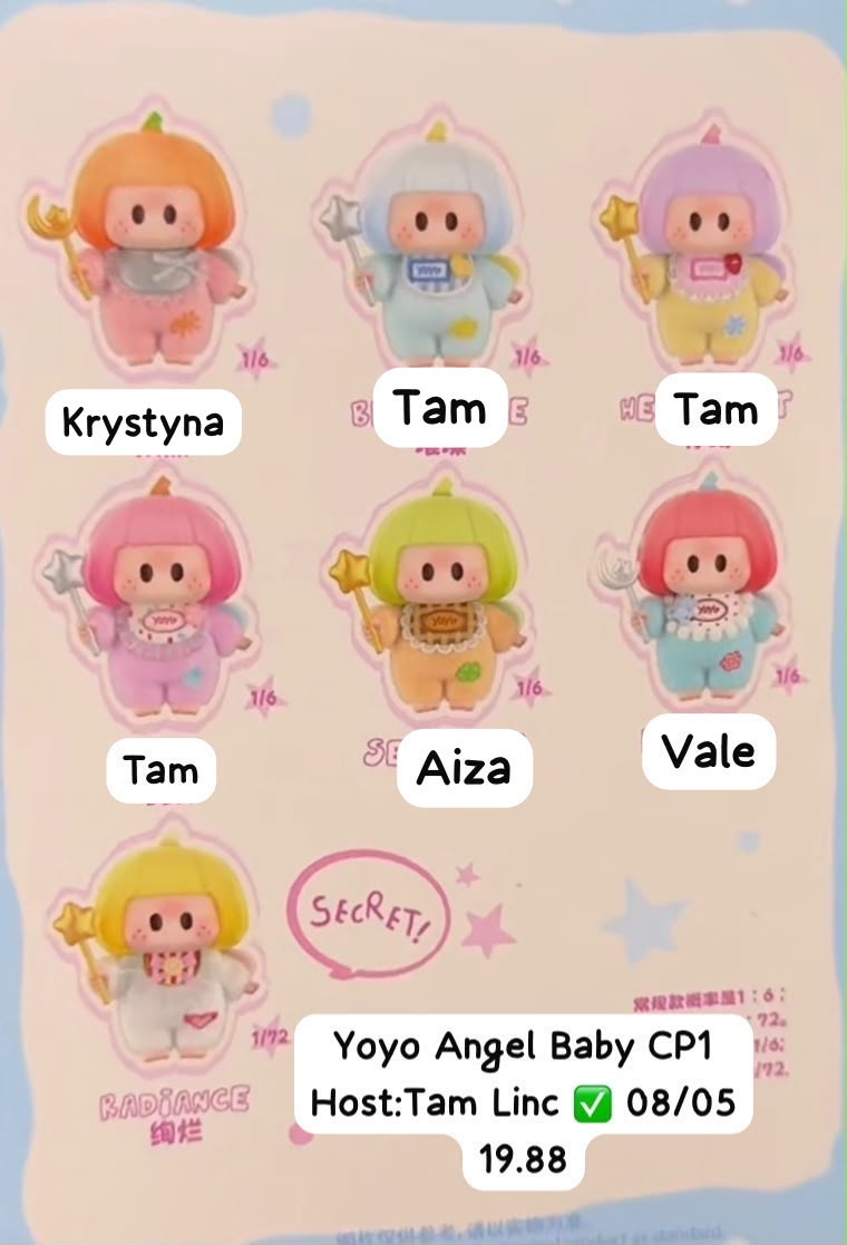 yoyo angel baby series claim party